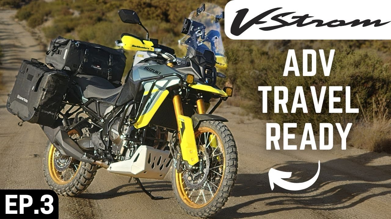 Preparing the Suzuki V-Strom 800DE for Adventure Travel (EP.3)