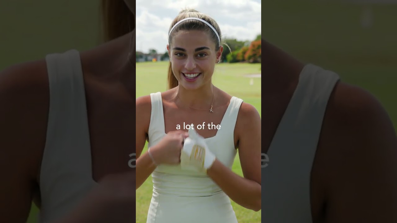 Gabby Golf Girl Inspires at the Wellfit Girls Event