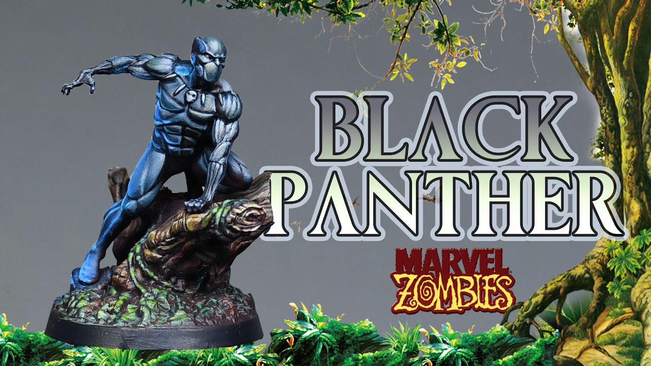 How to Paint Black Panther - Marvel Zombies