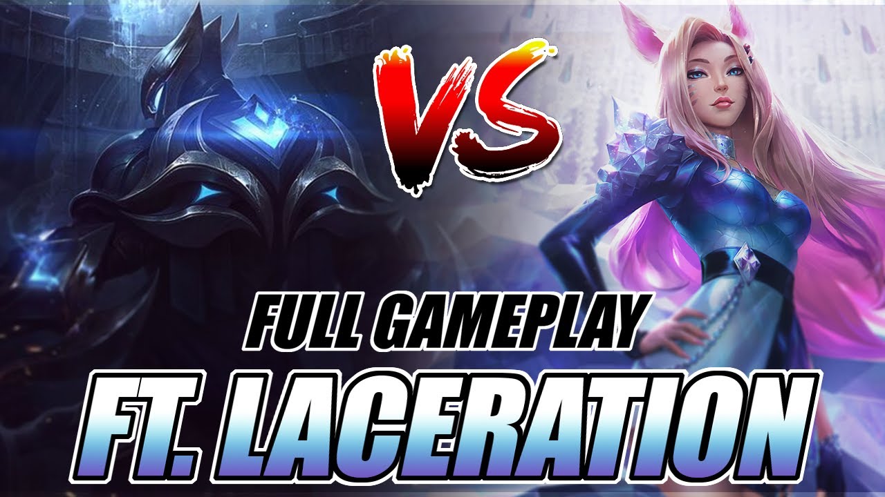 SEASON 11 Ahri vs Zed ft. Laceration Full Gameplay - LegitKorea