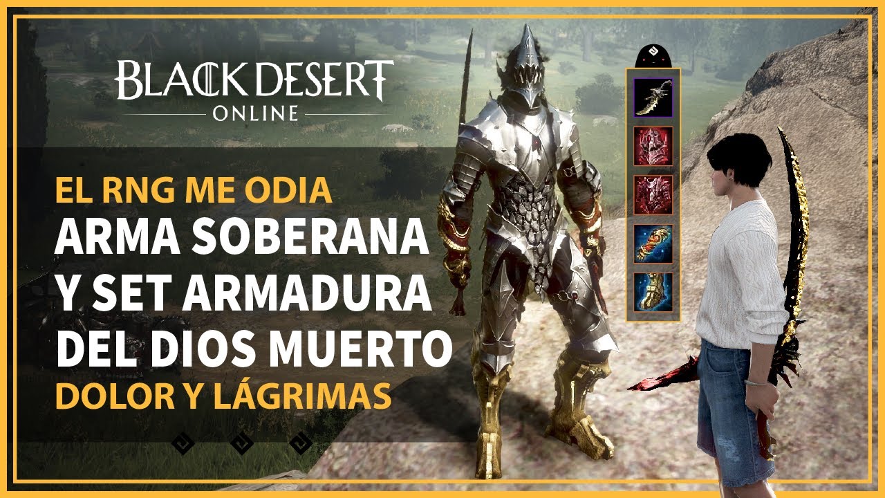Black Desert | El día que el RNG casi me destruye: Set del Dios Muerto y Arma Soberana.