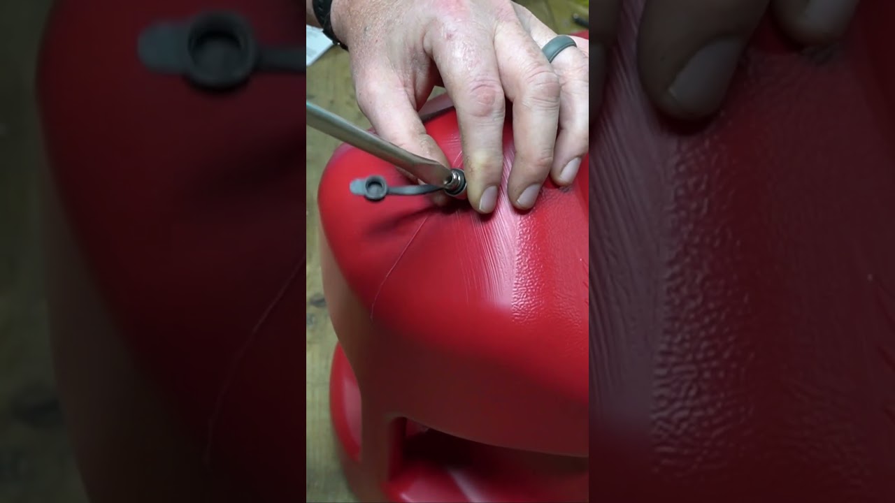 Adding a proper vent to your gas can!