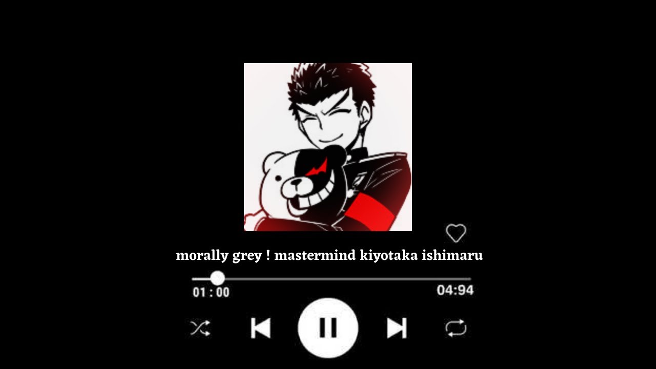 morally grey : a playlist for mastermind ishimaru