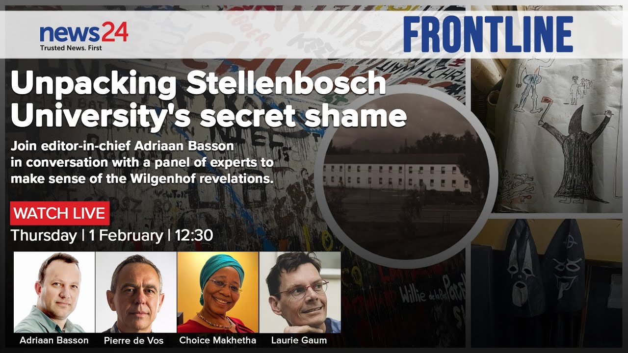 WATCH LIVE | FRONTLINE: News24 panel unpacks Stellenbosch University's secret shame