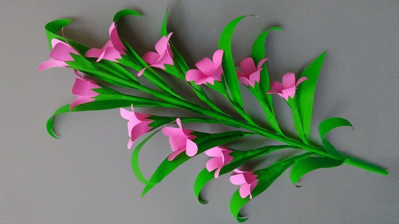 How to Make DIY home decoration Paper Flower | Simple Paper Crafts