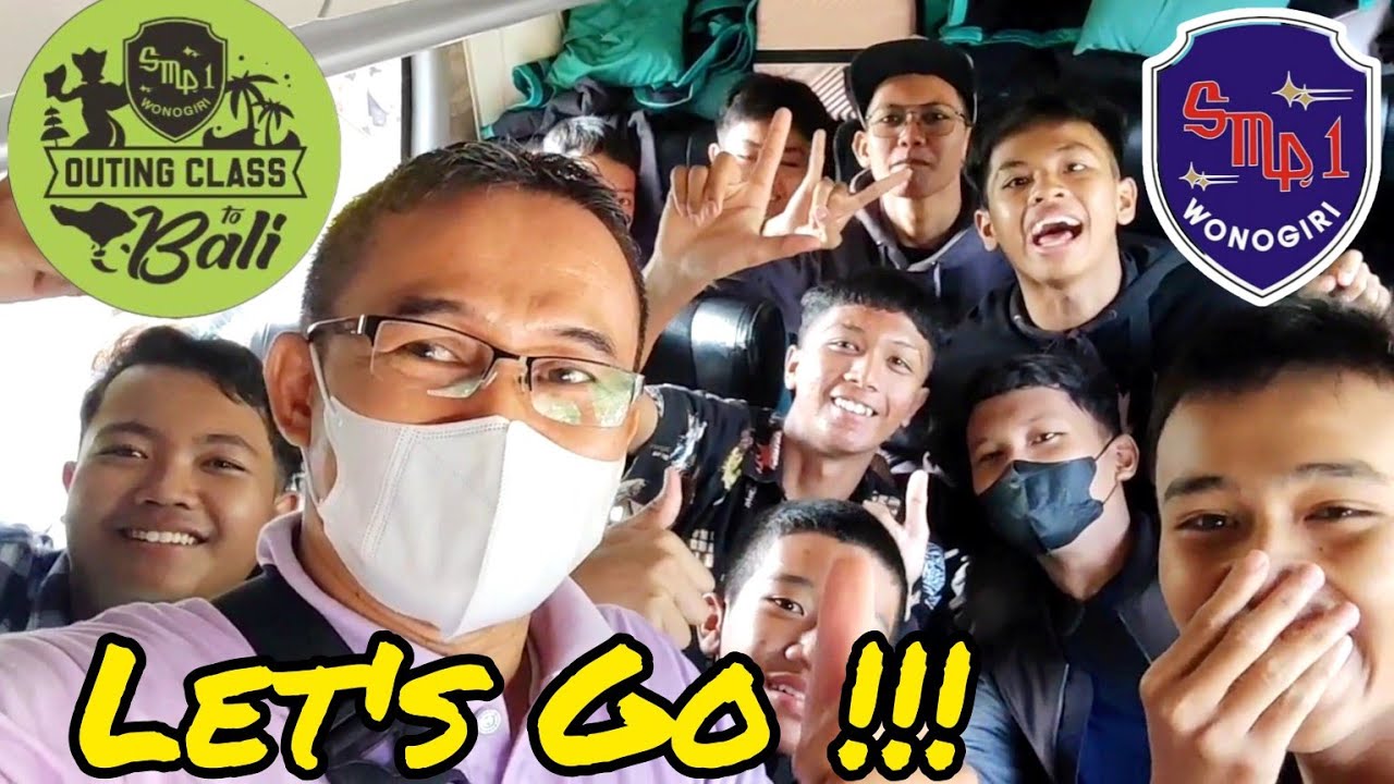 Proses Pemberangkatan Outing Class IX Spensa Wonogiri ke Bali
