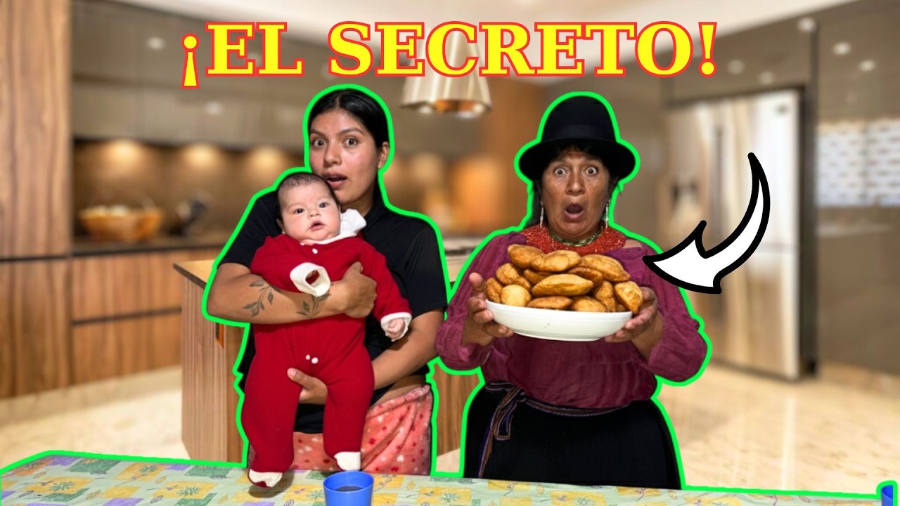 Preparamos unas deliciosas  EMPANADAS con mi mamá ( quedaron super ricas ) 