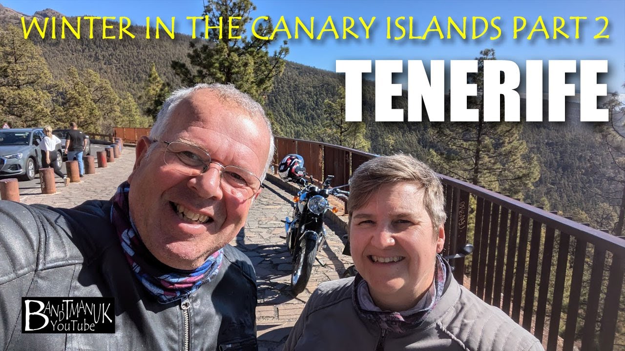 Moving to Tenerife. Riding a Triumph T120 Chrome& Ducati Monster up an active volcano. All in 4K