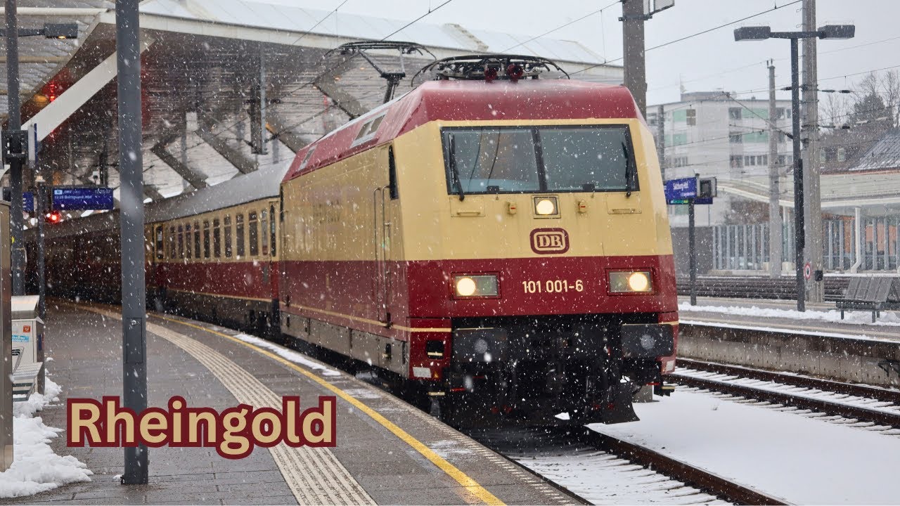 Verschub und Abfahrt des Rheingold in Salzburg Hbf. ★ 02.01.2026