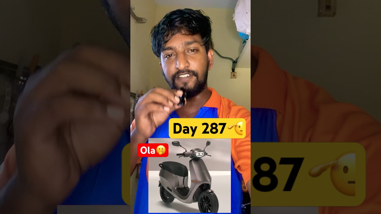 🎉Day 287 💸ola ev scooter 📌swiggy income 💥 ola ev best 💥 #ev #tamil #chennai #automobile