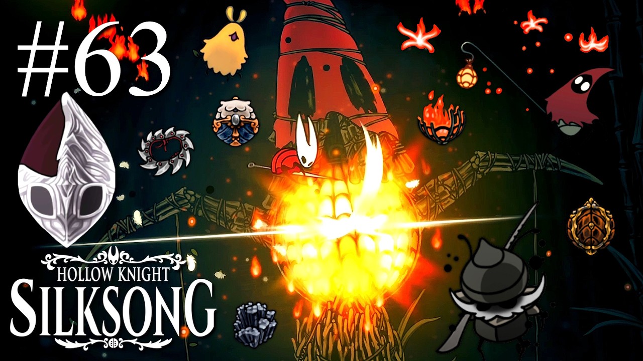 Hollow Knight Silksong🪲🧵#63 Verlorener Garmond, Vater der Flamme und ENDLICH ALLE Flöhe!