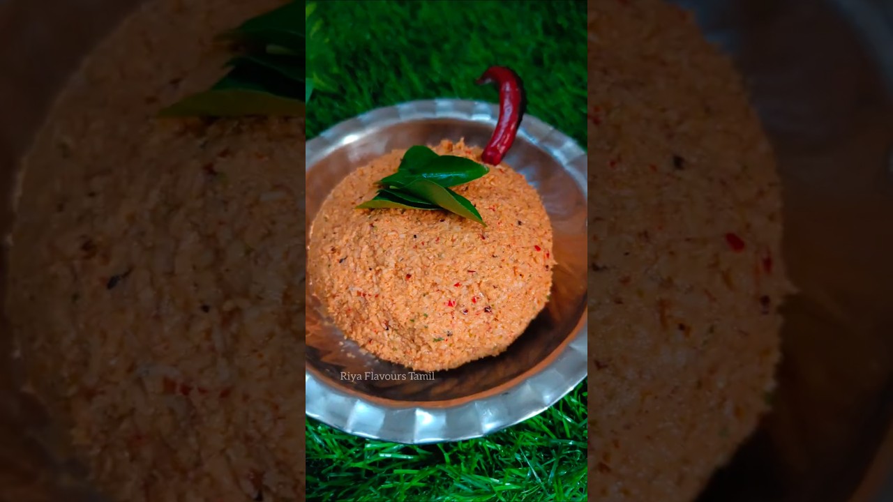 Kerala Style Chammanthi #chammandhi #vjs #coconut #shortsfeed #shorts #food #sidedish #kerala