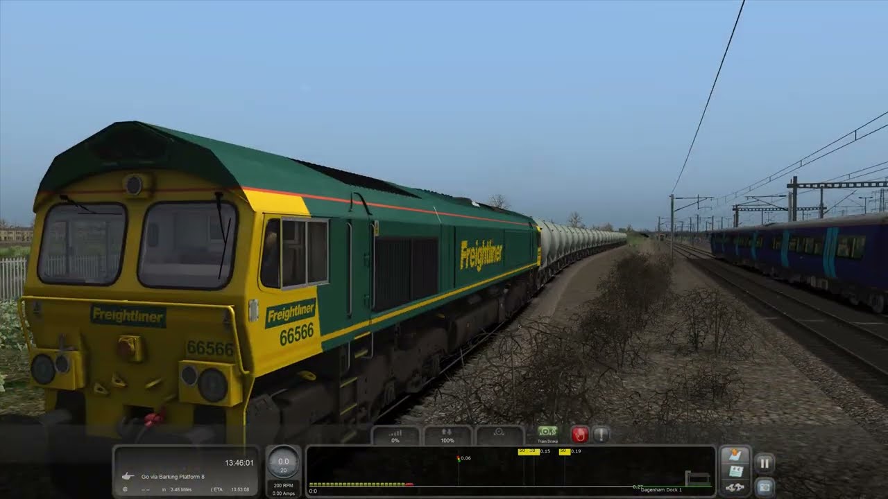 Train Simulator Classic - [Class 66] - 6Z19 Dagenham to Hope Cement (Part 1) - 4K UHD