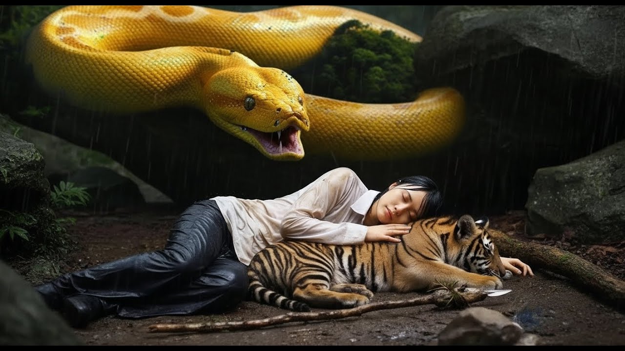 Alone in the Forest: Girl’s Terrifying Encounter with a Giant Python