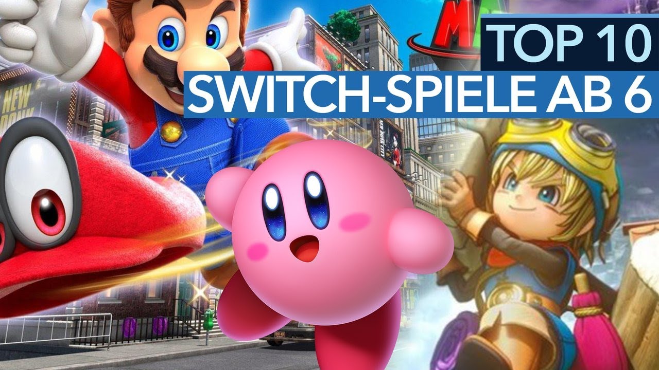 Top 10 Switch-Spiele ab 6 Jahren - Die besten Nintendo-Switch-Spiele f&uuml;r Kinder