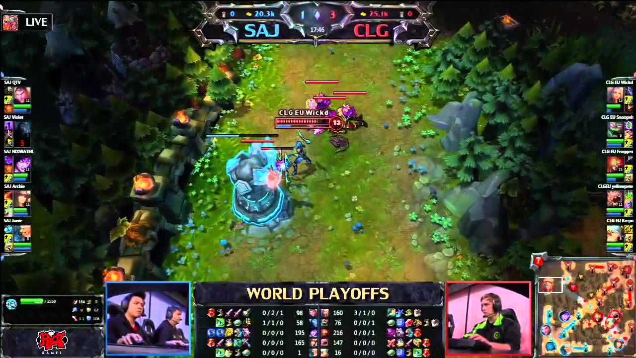 LoL World Championship Group B - SJ vs CLG.EU