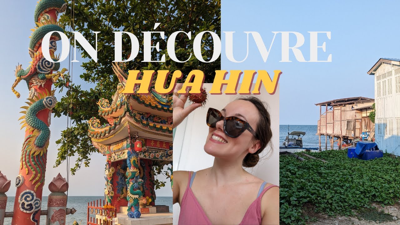 On arrive à HUA HIN, on découvre la plage, le marché🥭🍉🥥... Vlog Voyage en Thailande