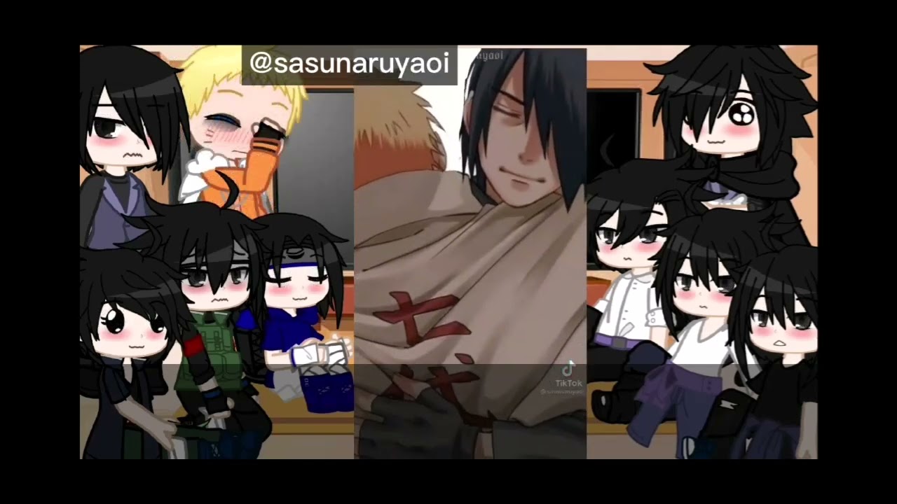 Sasuke's react to Naruto's ||Sasunaru || Part 2/2 (🇧🇷🇺🇸🇪🇦) ⚠️REPOSTED AGAIN⚠️