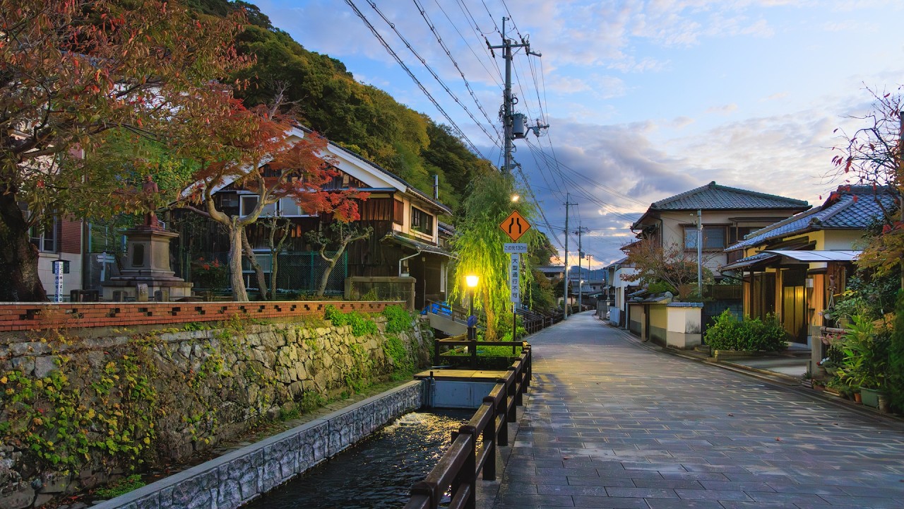 Seasonal Morning Walk through Tatsuno Castle Town | Hyogo, Japan