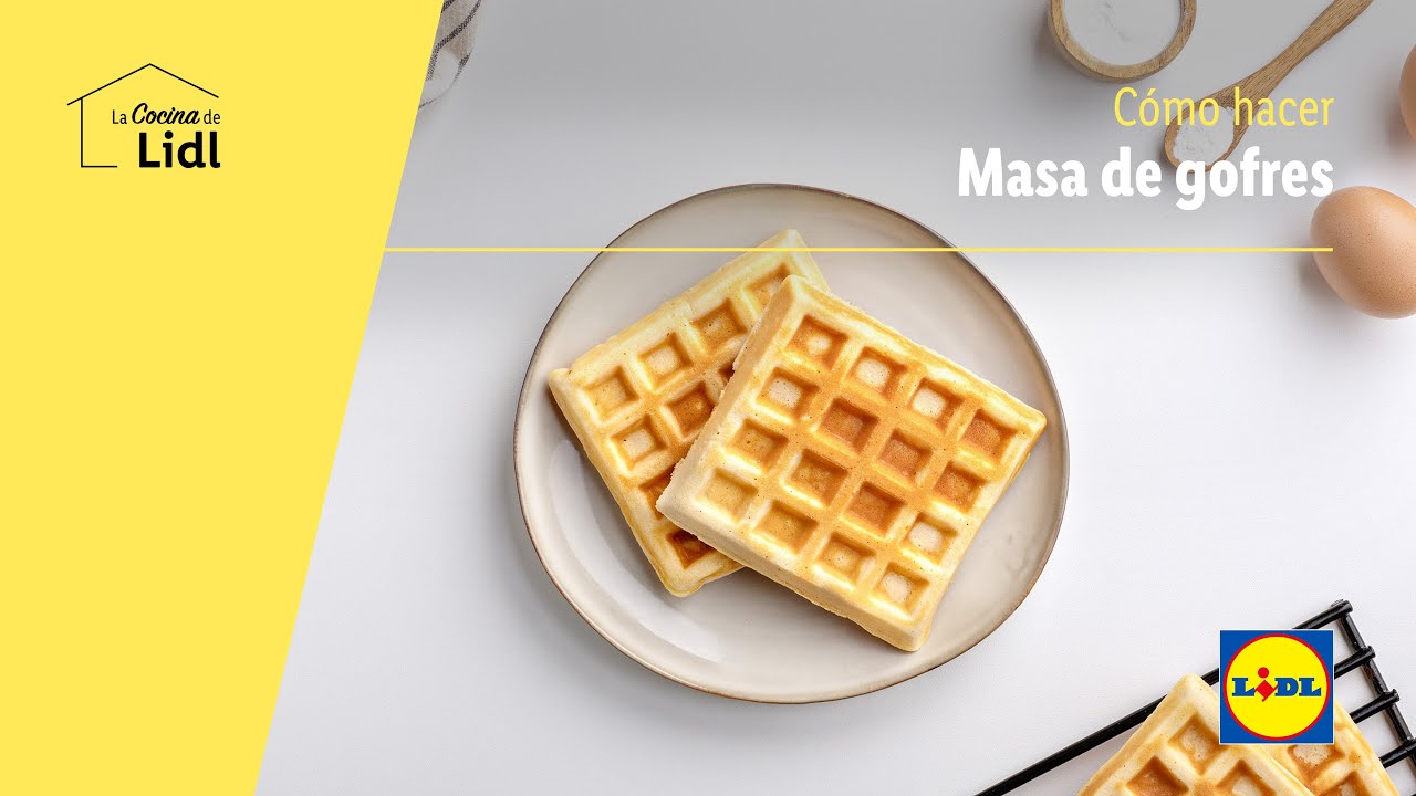 C&oacute;mo hacer masa de gofres 🧇 🥞  | Recetas con masas | Lidl Espa&ntilde;a