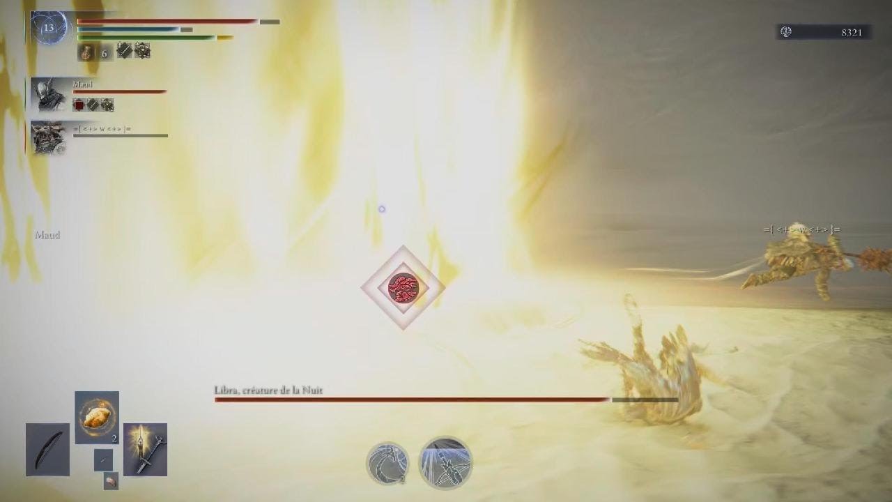 ELDEN RING NIGHTREIGN : Bête de L'Equilibre [Deep of Night Level 4] [Hache Noire de Gargouille]
