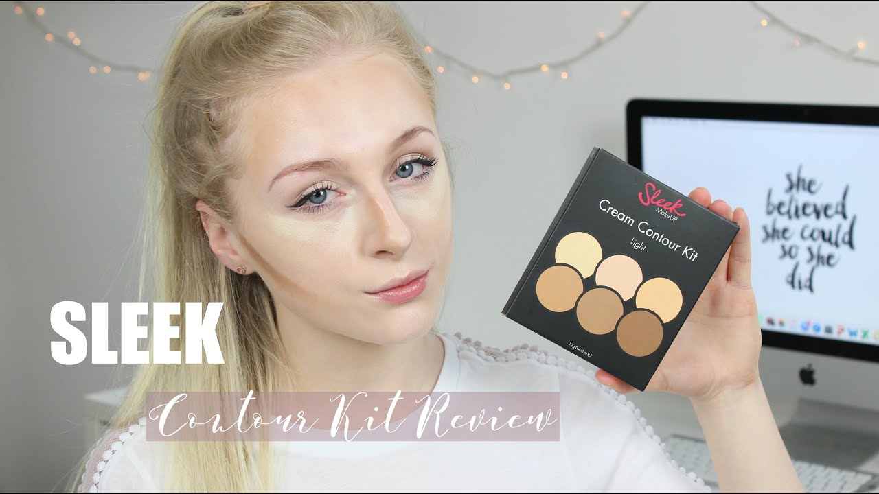 Обзор и демонстрация набора Sleek Contour Kit | Эмили Роуз