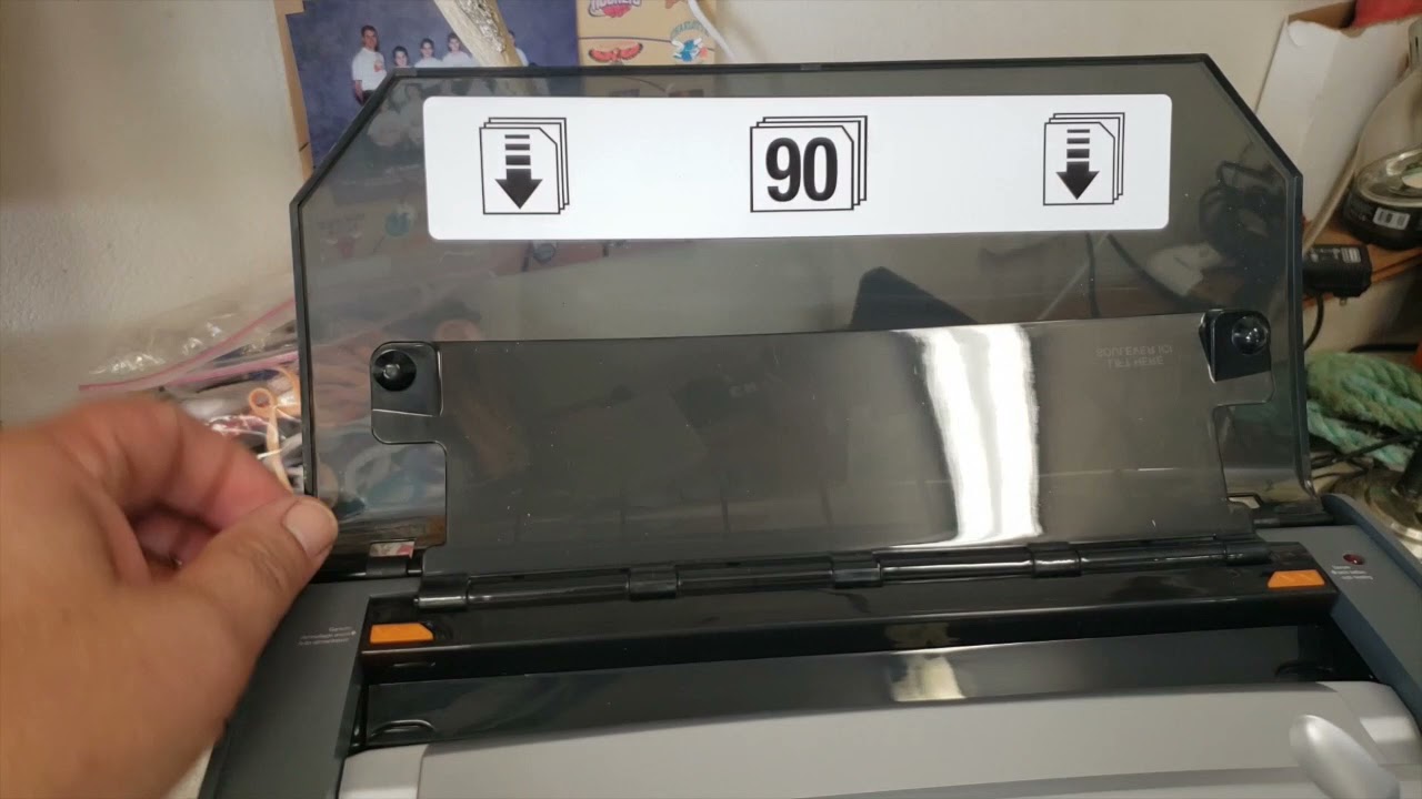 Awesome new paper shredder!