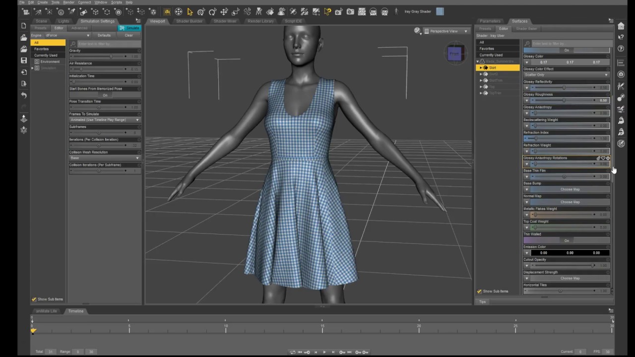dforce in Daz Studio