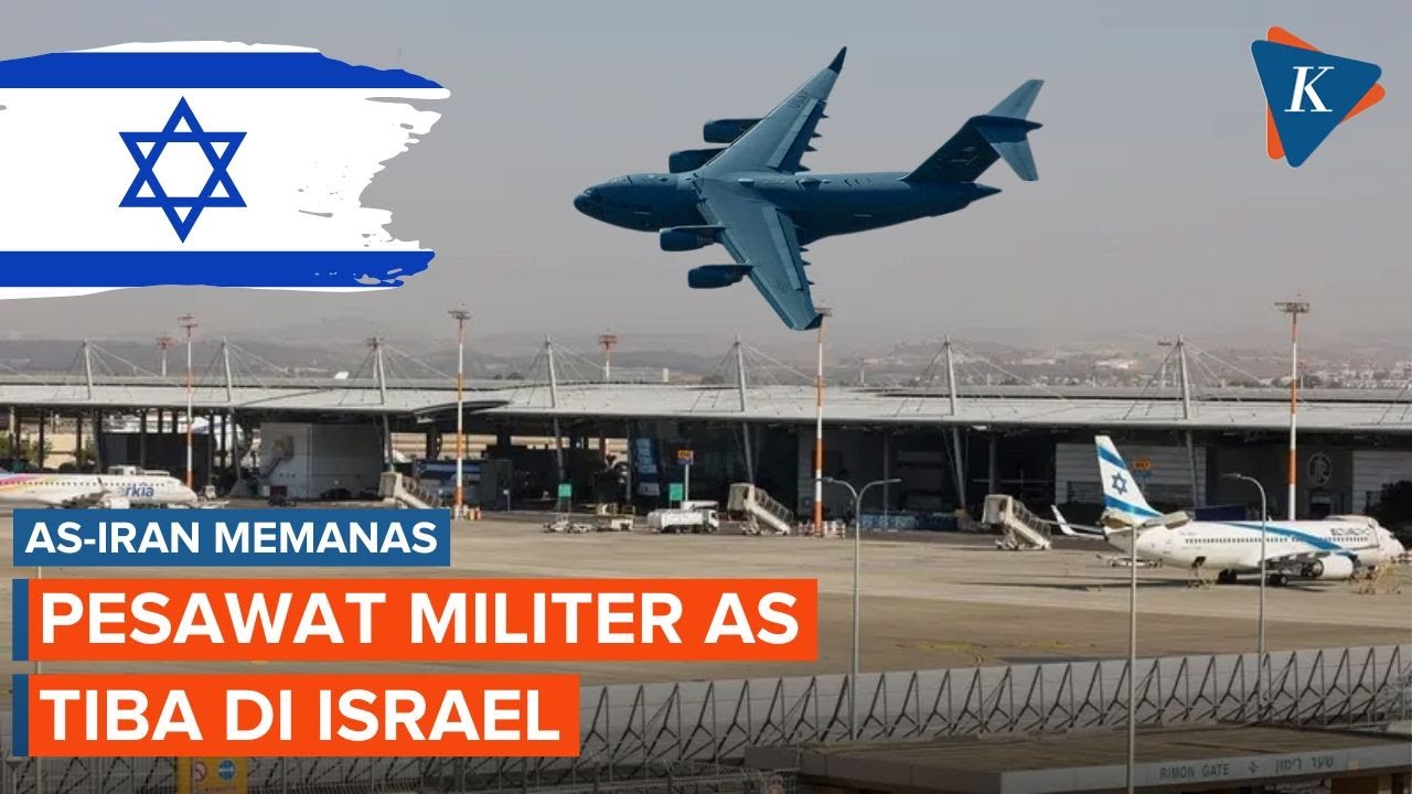 Pesawat Militer AS Tiba di Israel di Tengah Ketegangan dengan Iran