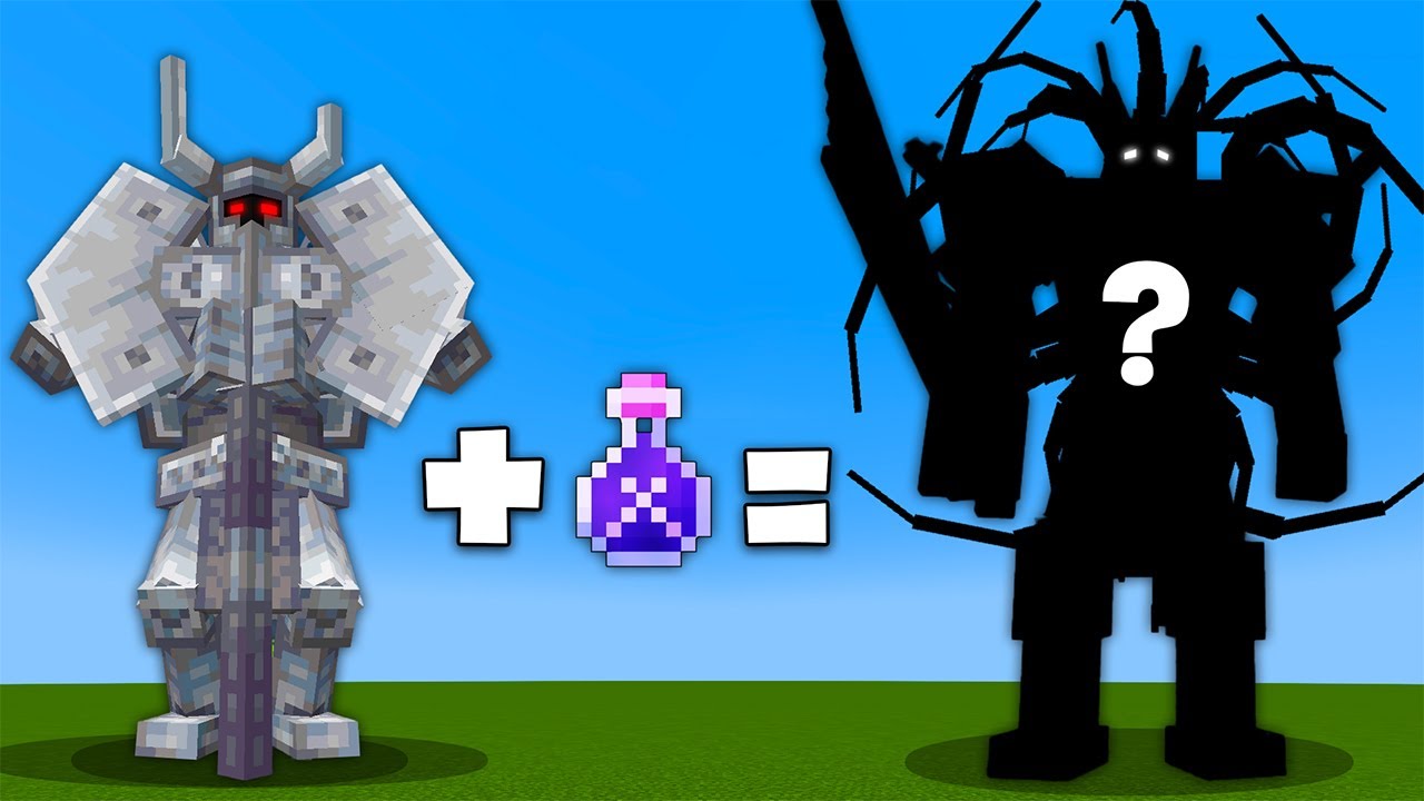 All Mobs and Bosses Transformation in Minecraft! All Wither Storm Transformations!