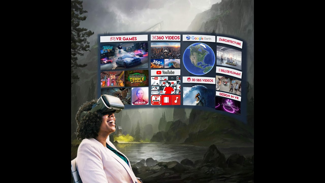 Irusu play vr plus with remote VR Headset For mobiles