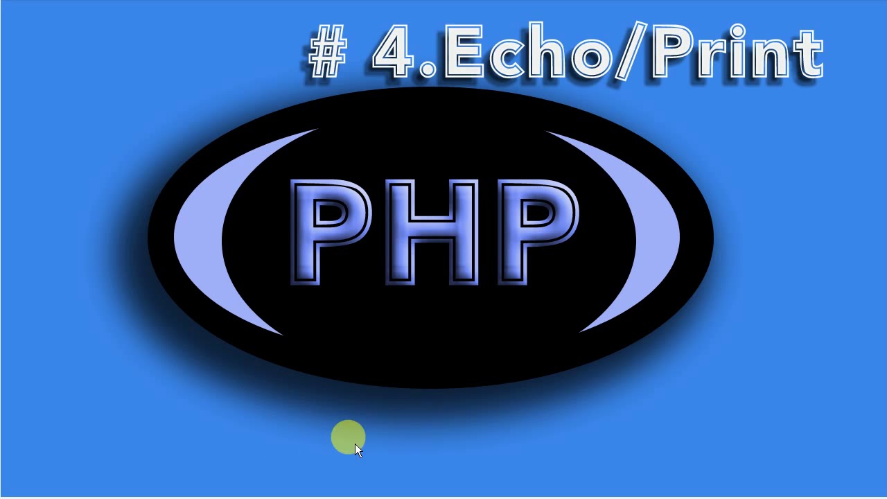 php how to use echo and print statements