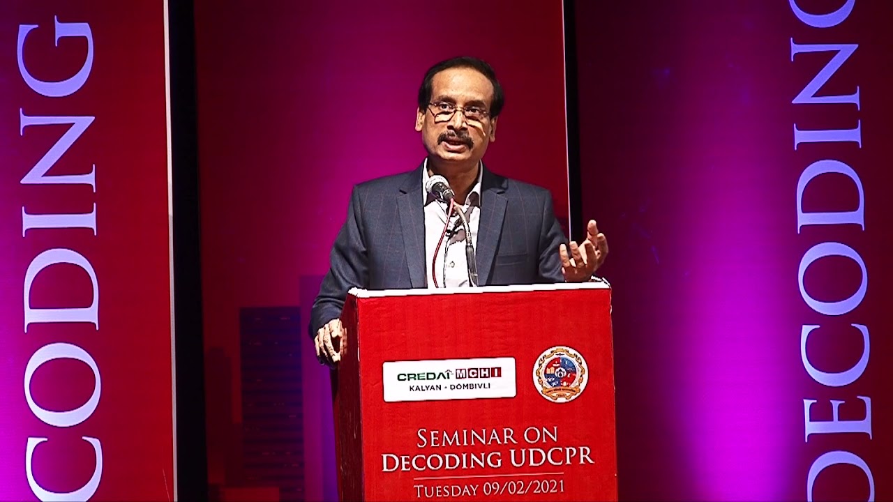 1 Day Seminar on Decoding UDCPR  - Session 1 | CREDAI MCHI Kalyan Dombivli Unit