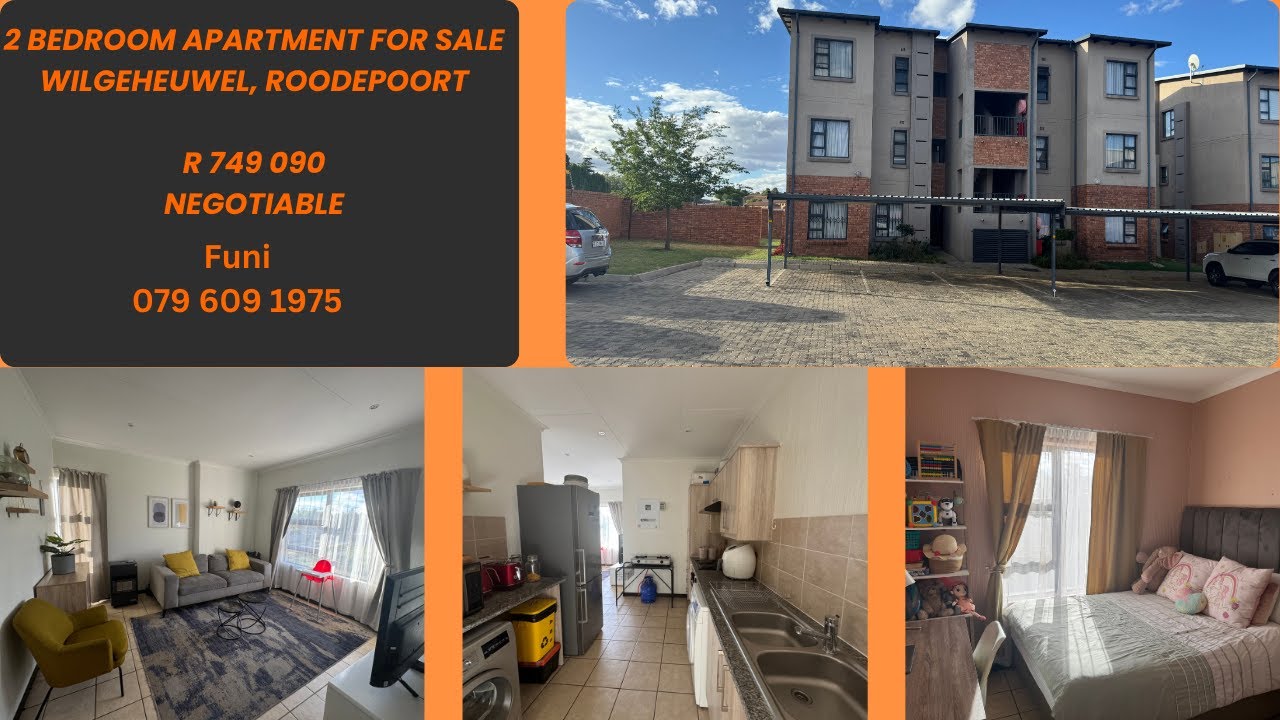 2 Bedroom Apartment / Flat for Sale in Wilgeheuwel, Roodepoort, South Africa #realestate #property