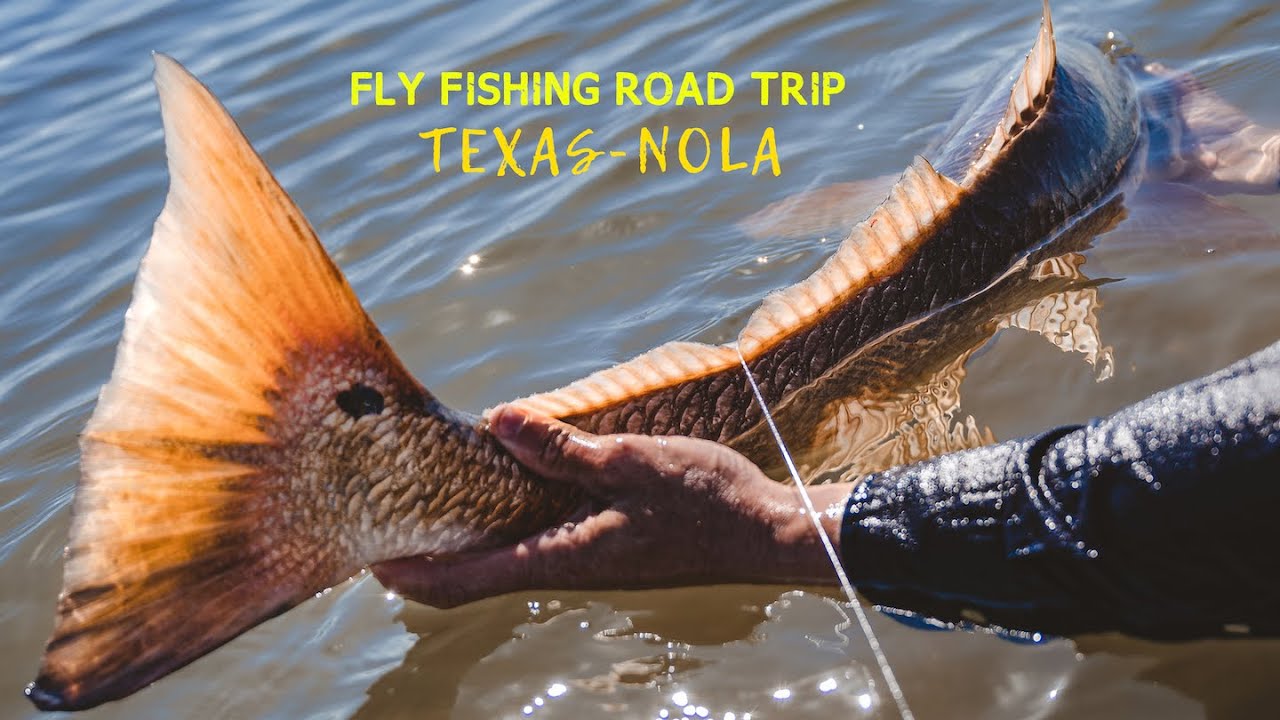 Fly Fishing the Texas and LA Marsh - FULL ROAD TRIP VIDEO