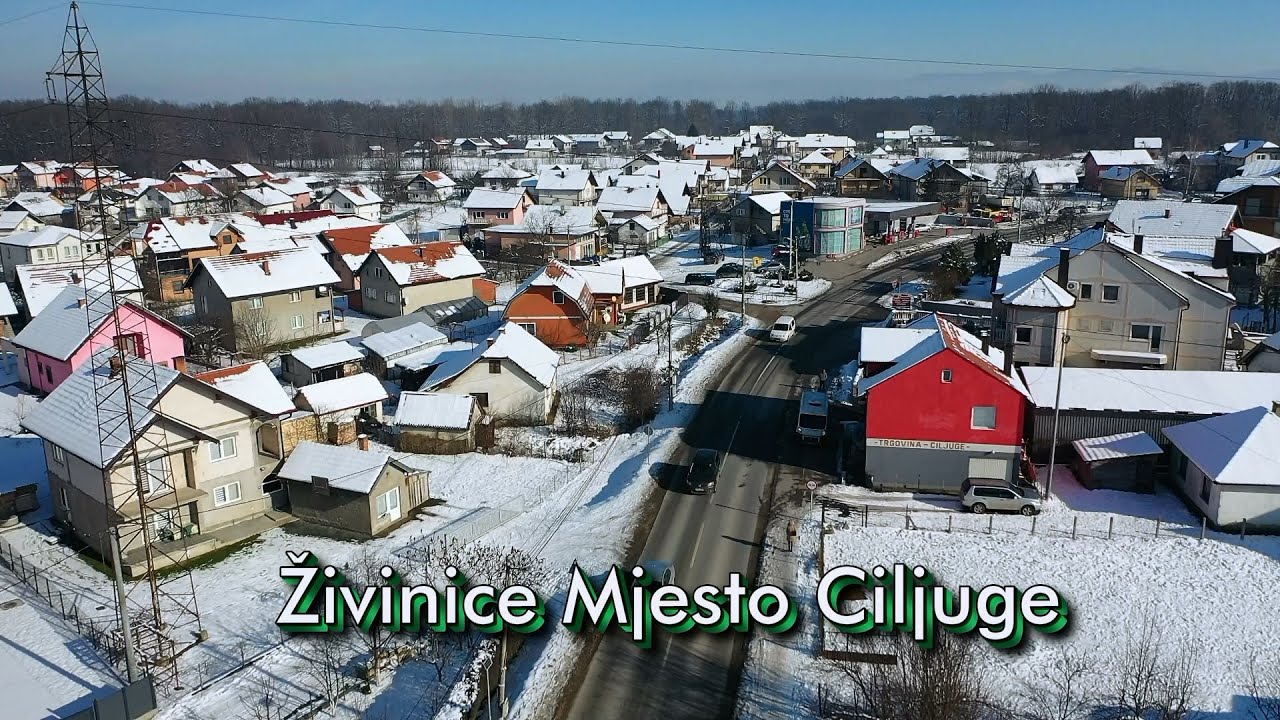 Snimak iz Zraka Ciljuge 19-01-2021 Snježni pokrivač Ciljuga Ljepota zavičaja u Zimi Asim Snimatelj