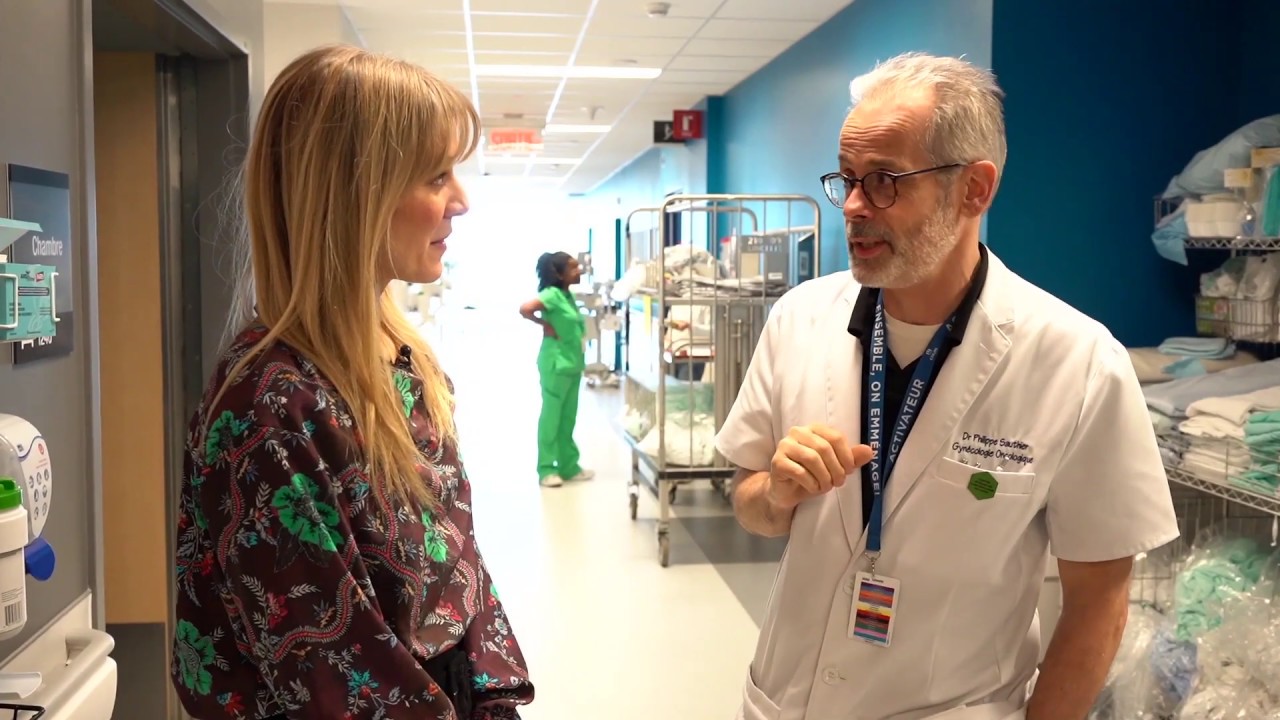 V&eacute;ronic DiCaire rend visite &agrave; des patientes du CHUM !