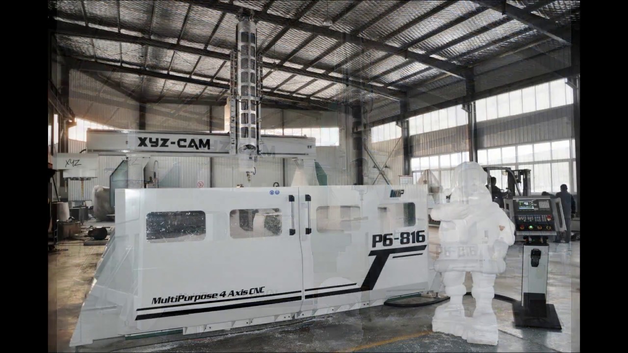 P6 816 MultiPurpose 4 axis Polyfoam CNC Machining Center/CNC Fr&auml;smaschinen