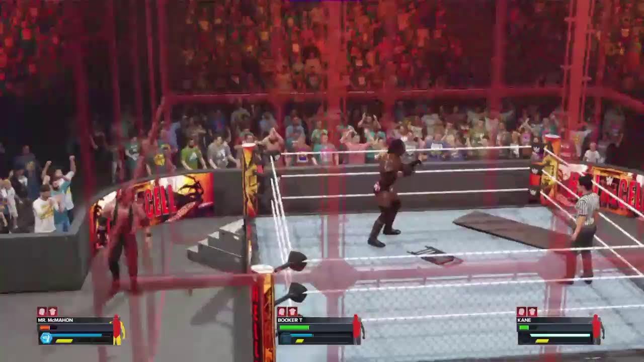 Booker T vs Kane vs MicMan