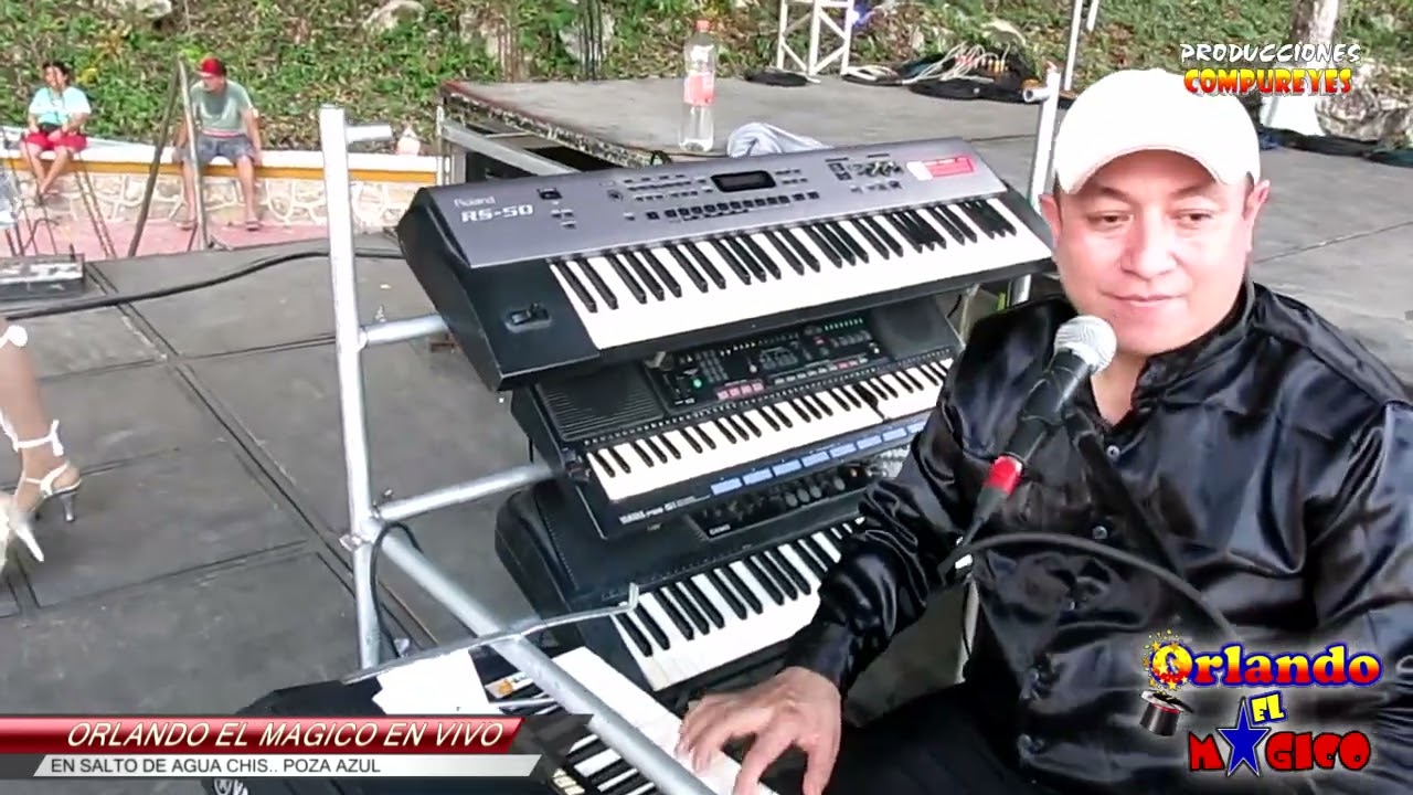 Orlando El Mágico de Los Teclados (En Vivo) DVD  Poza Azul, Salto de Agua, Chiapas