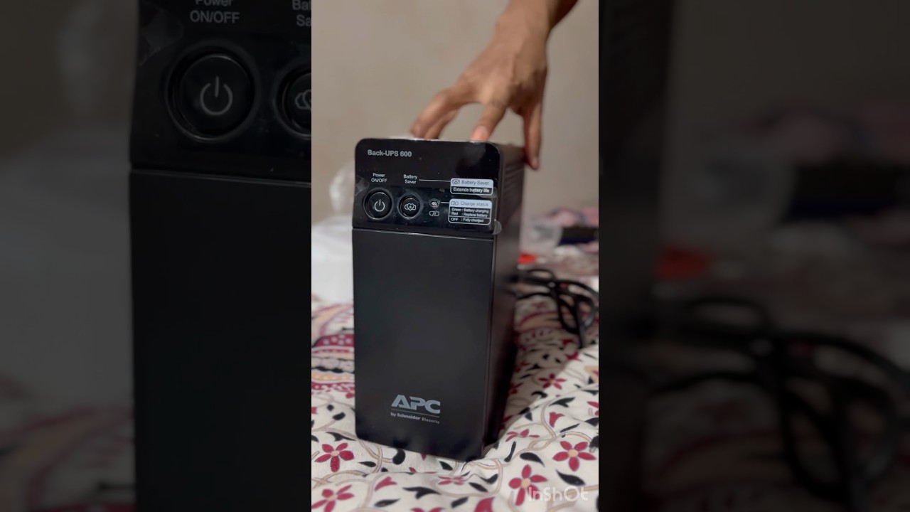 APC BX600C-IN BACK - UPS 600 UPS (Black) #unboxing #flipkart #ups
