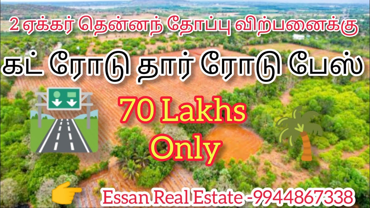 ஜல்லிபட்டி ஏரியாவில் | 2 acre coconut farm | prize 70 Lakhs only #verticallifefeed #shortsfeed 