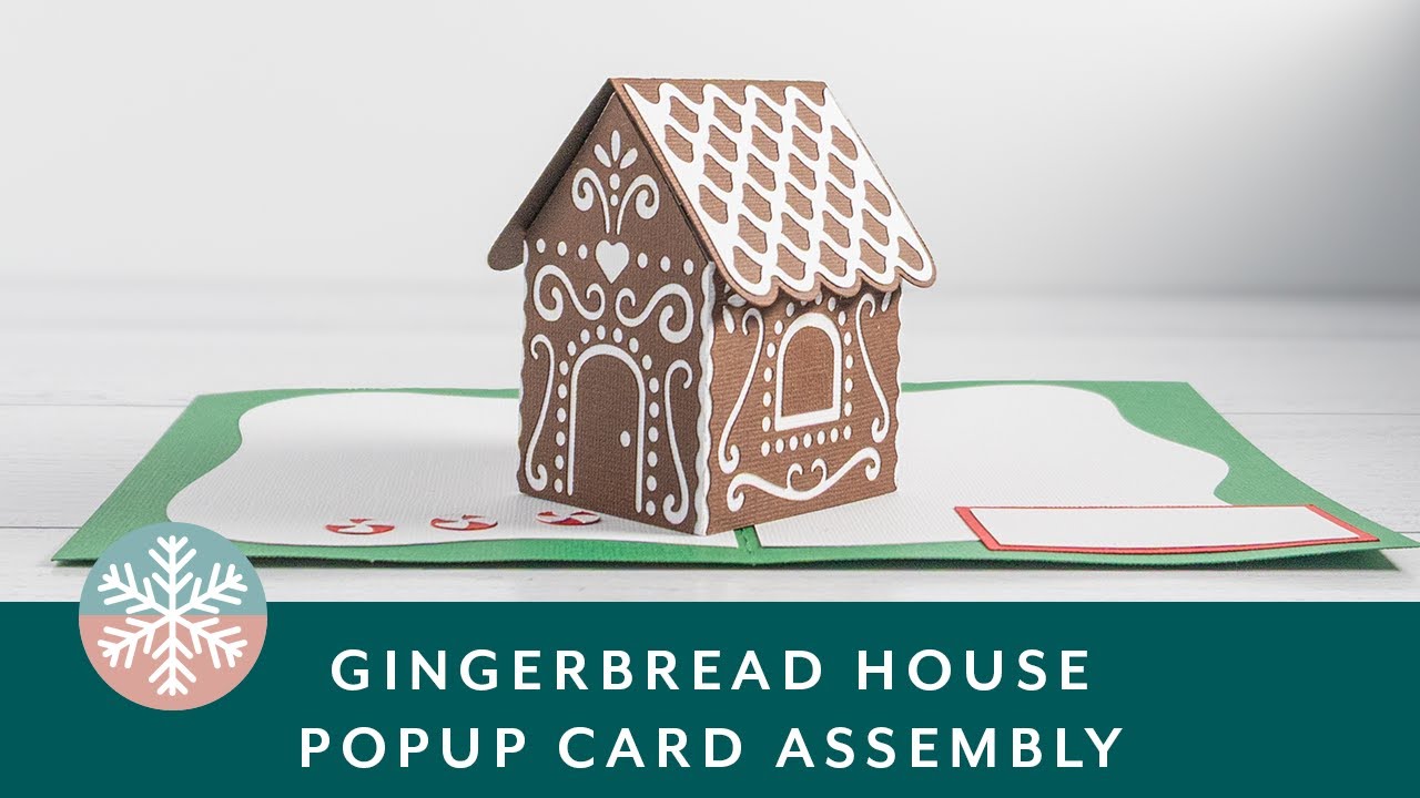 Gingerbread House Popup Card Assembly