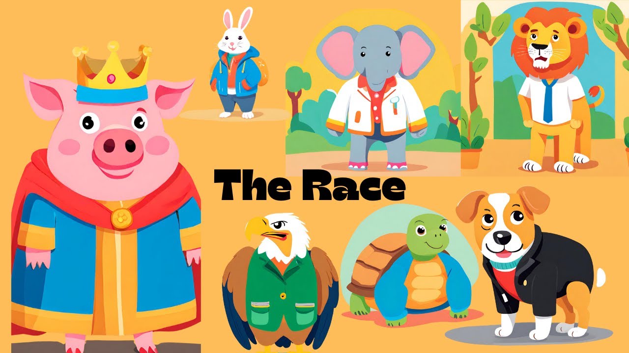 Children's story | The race: A story of courage |  Tales for kids with morals