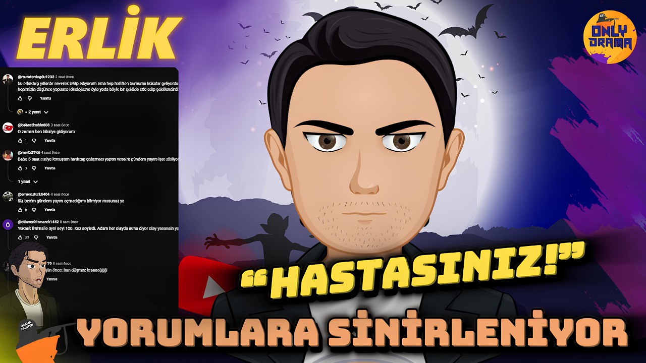 Erlik - YouTube Yorumlarındaki İthamlara ve Baskılara Cevap Veriyor (Rage İçerir)