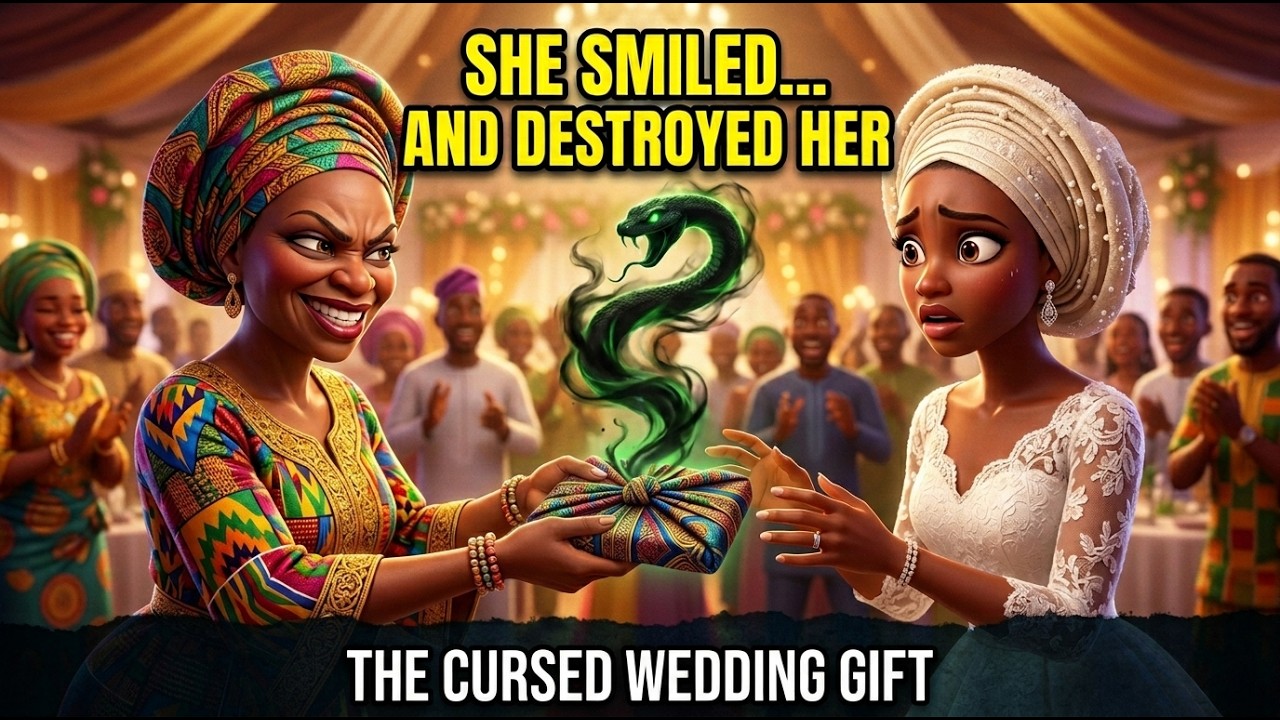 Everyone Praised the Stepmother’s Wedding Gift… Until Nightfall. #africanfolktales #folktales