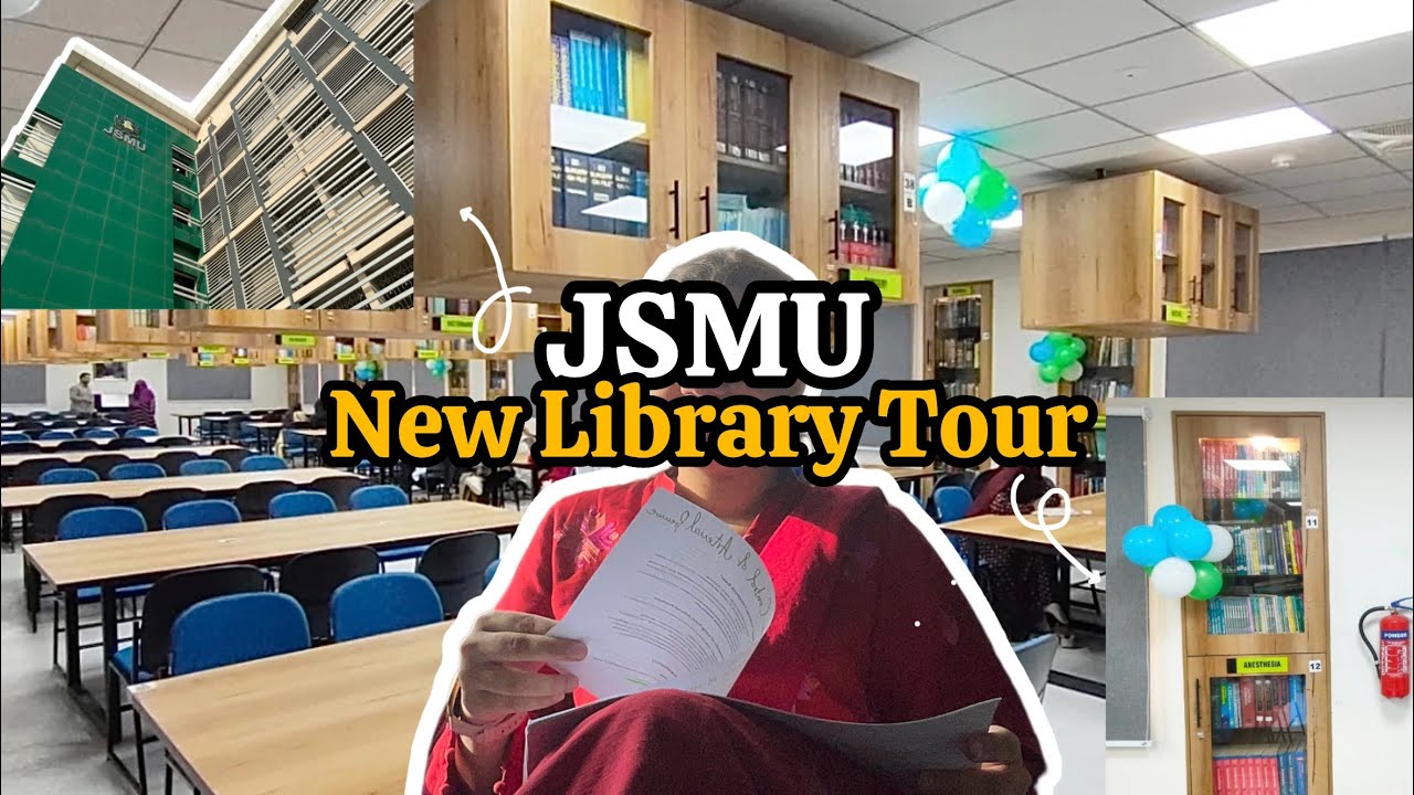 Экскурсия по новой библиотеке JSMU и участие в научно-исследовательском симпозиуме | Видеоблог ст...