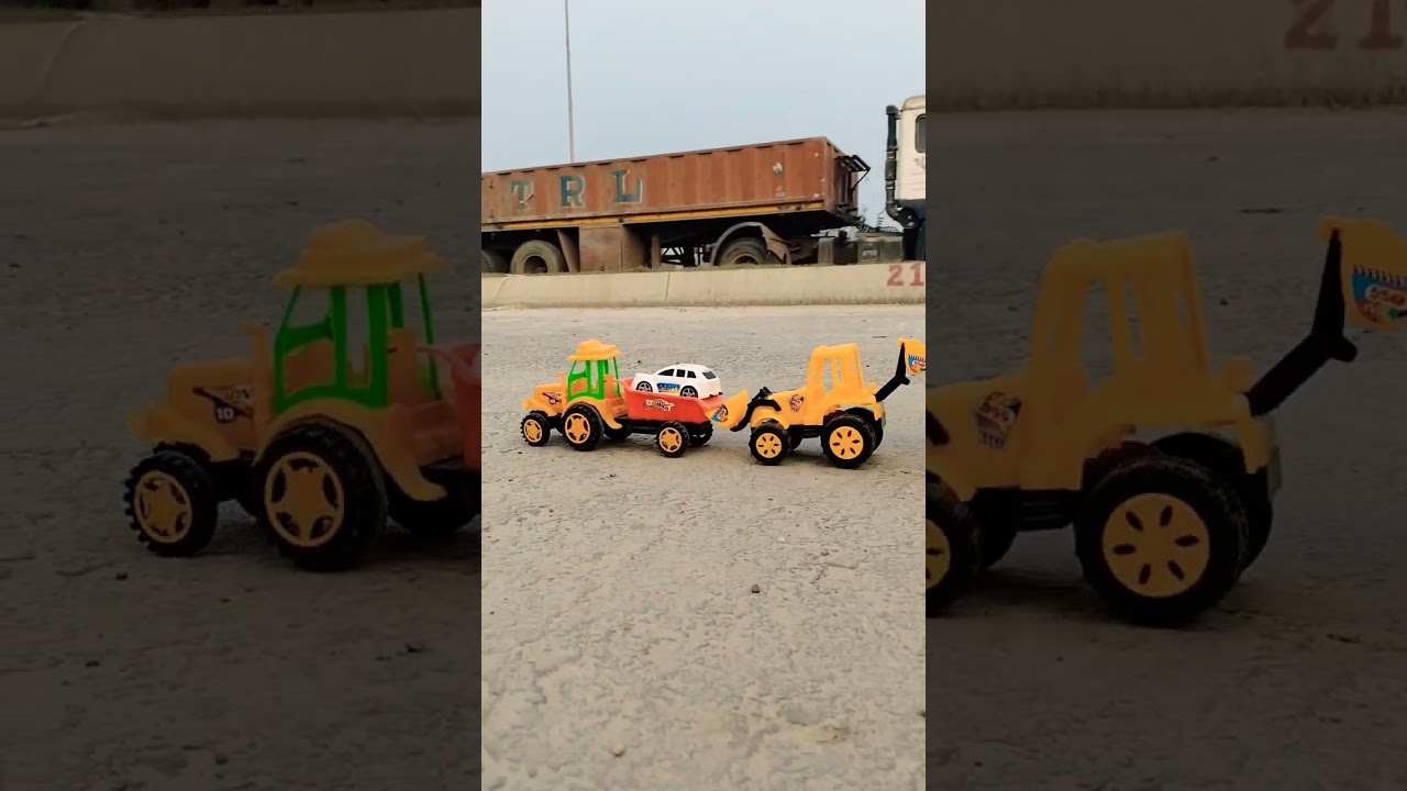Ekta Rc tractor and 1 Ta Remote wala Auto Rickshaw Unboxing 😛