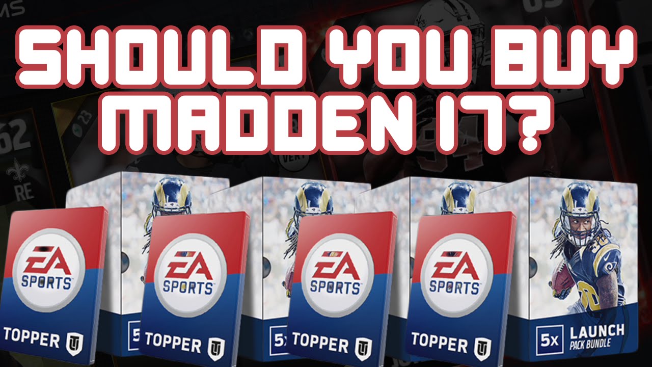 SHOULD YOU BUY MADDEN 17? + BRAND NEW  PROMO PACK OPENING! - MUT 17 Pack Opening