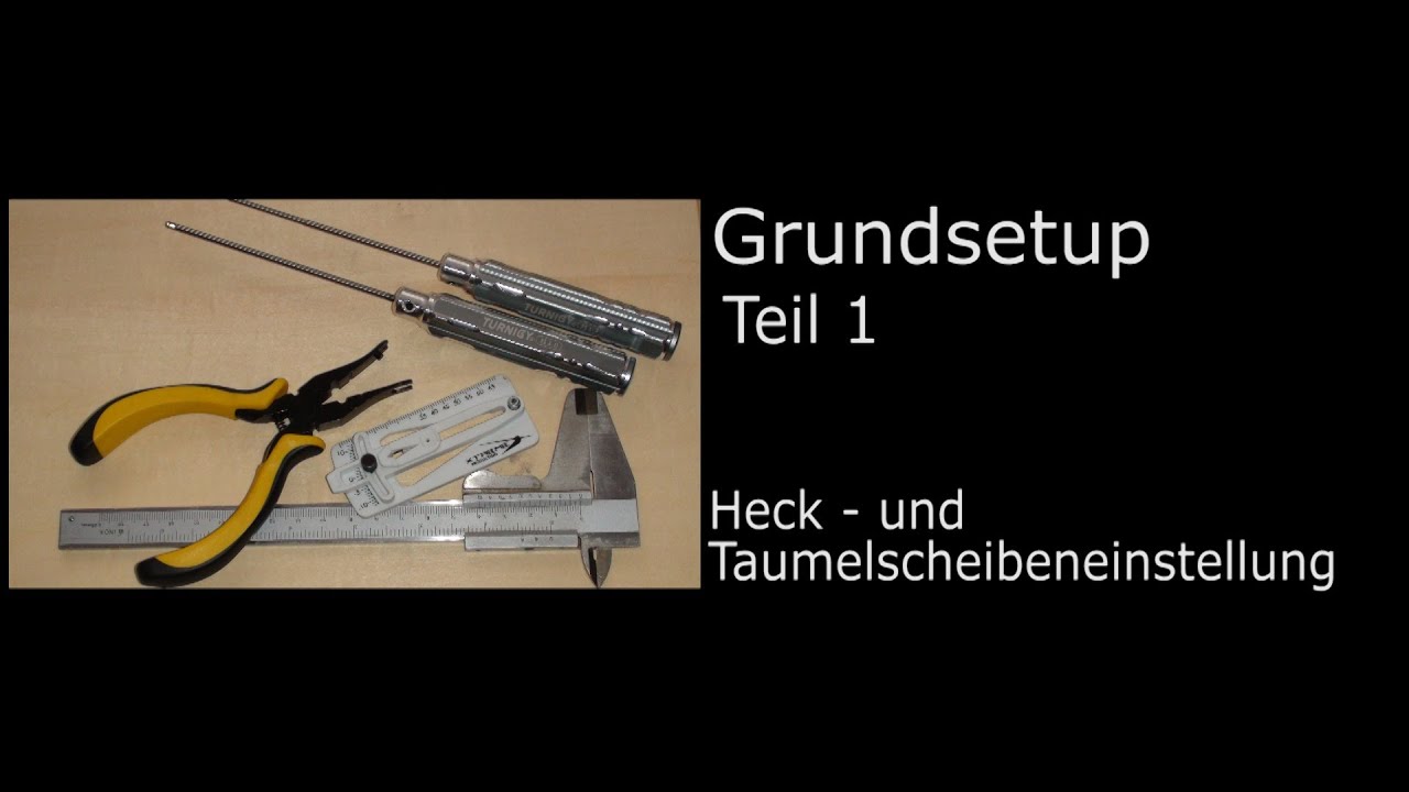 HK 450 GT (T-Rex Clone) Aufbauanleitung Teil 9 - Grundsetup Teil 1